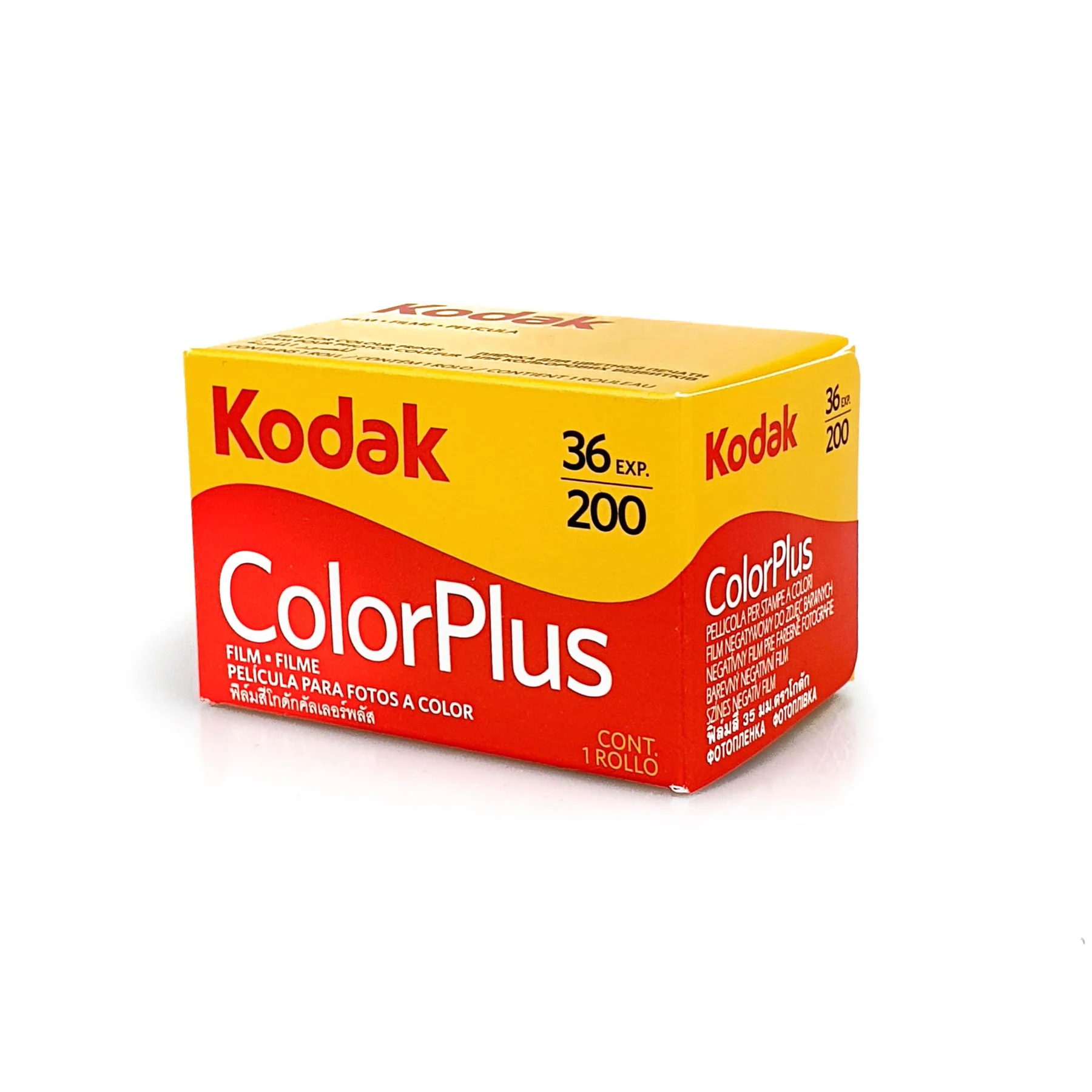kodak colorplus 200 35mm film 36 exposures color negative single roll

